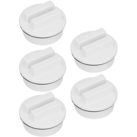 5-teiliges Winterstopfen-Set für Schwimmbäder und Whirlpools, 1,5-Zoll-Gewinde mit O-Ring, Filterablaufstopfen