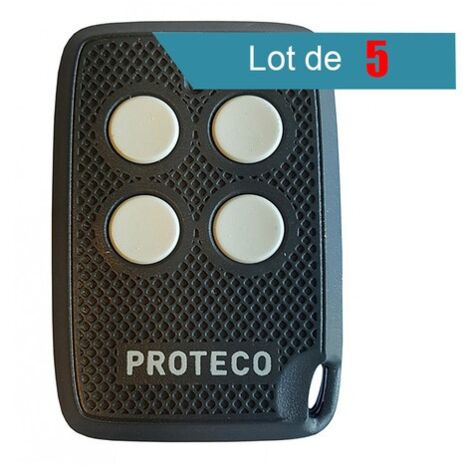 5 Telecommandes - ANGIE / PTX4P - PROTECO - 1298