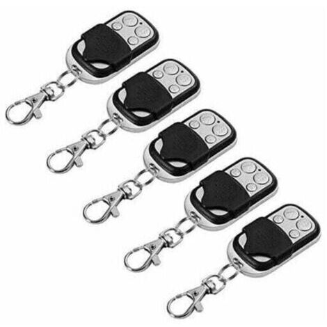 5 Télécommandes Universelles Portail/Garage, XU, Sans Fil, Duplicateur -