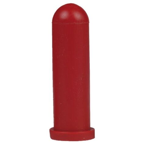 5 Tétines rouge pour veau 10cm