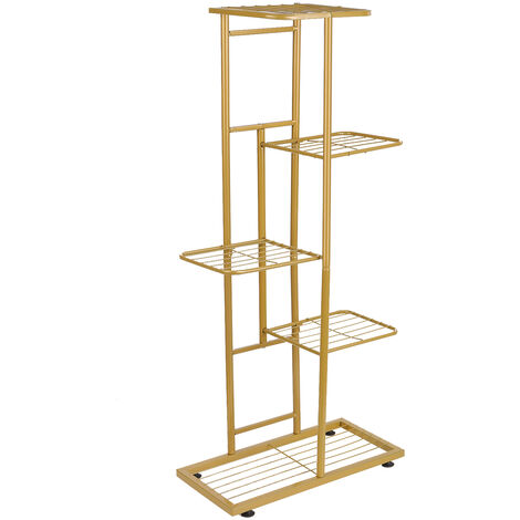 main image of "5-Tier Display Shelf Flower Pots Rack Plant Stand Potting Ladder Planter Stand Heavy Duty Storage Shelving Rack for Potted Plants"