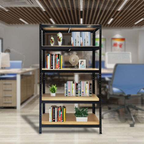 5 Tier Heavy Duty Boltless Metal Shelving Shelves Storage Unit Racking Garage UK