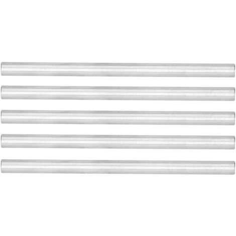 5 Tiges en Acier Inoxydable Droites de 6mm pour Robot DIY et Projets Mécaniques