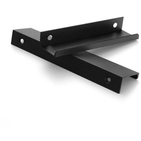 5 tiradores de cocina de 96 mm con tornillos, de aleación de aluminio, invisibles para armarios, cajones y muebles de dormitorio (5, 96 mm)