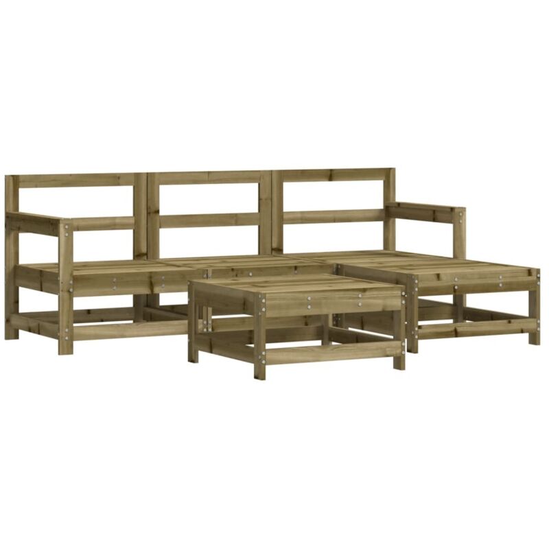 5-tlg. Garten-lounge-set Kiefernholz Imprägniert Vidaxl