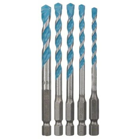 5 tlg Mehrzweckbohrer-Set HEX-9 Multi Construction