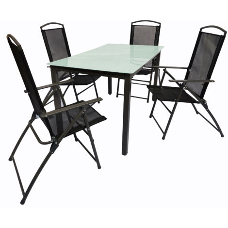 5-tlg Sitzgruppe Gartenmöbel Set 140M