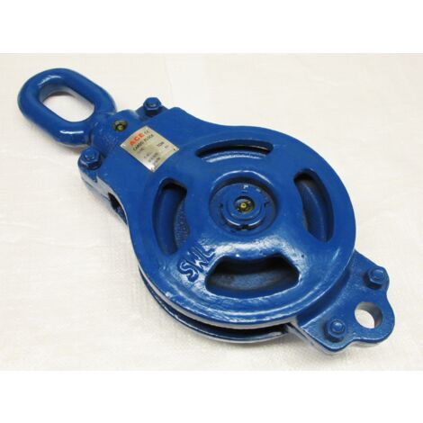 5 Ton, American Block, Swivel Eye, Single Sheave