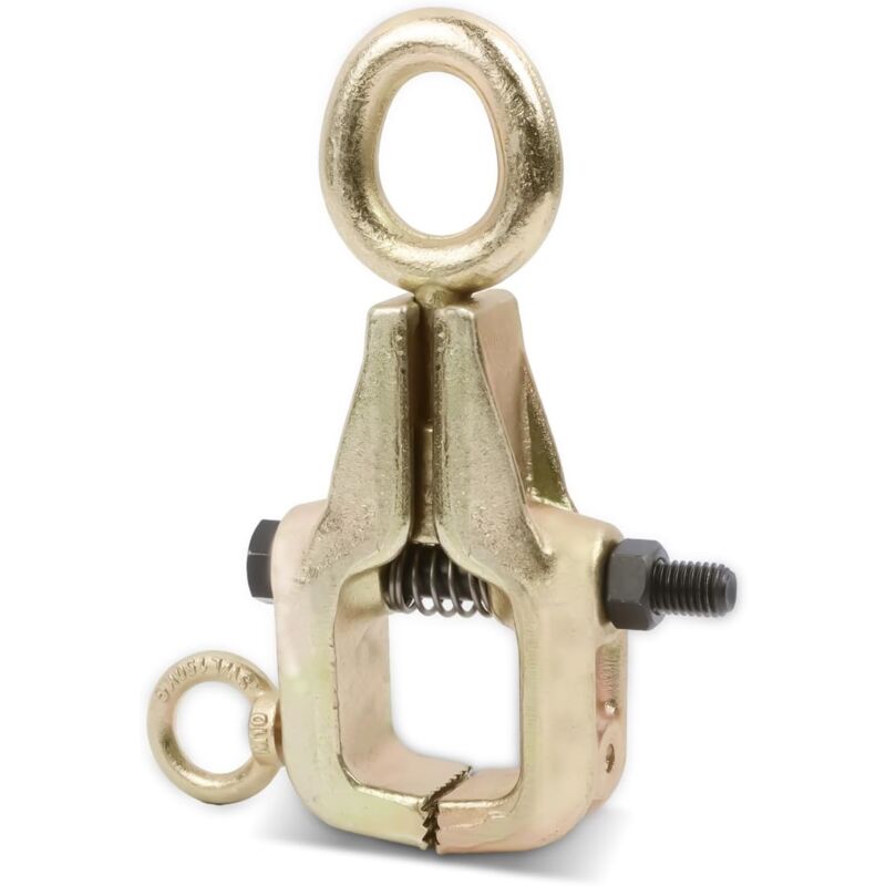 5 Tonnes Pince Traction, 2 Voies Standard Pull Corps Pince Pince Supérieure et Droit, Serrage Automatique pour Charges Lourdes à Serrage Automatique