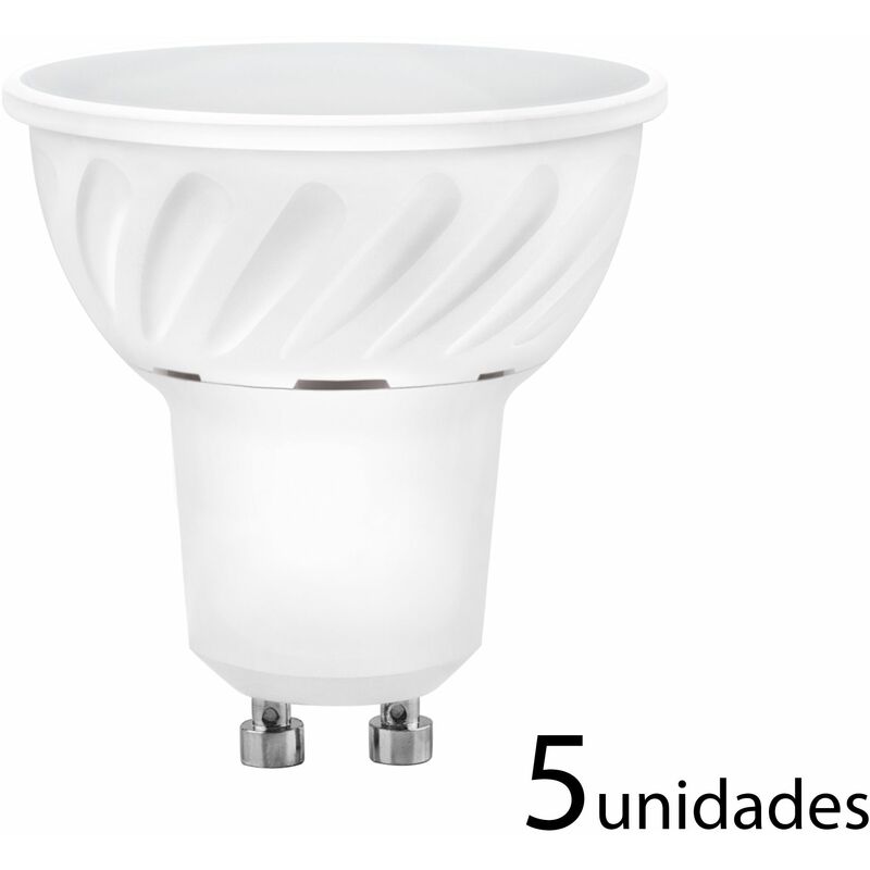 

5 unidades bombilla LED dicroica 120 3 intensidades GU10 5w cálida