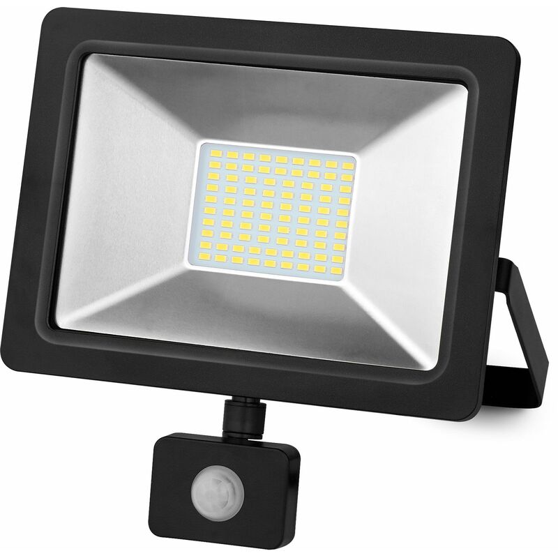 

5 unidades proyector led SENSOR negro 20w cálida 1950lm