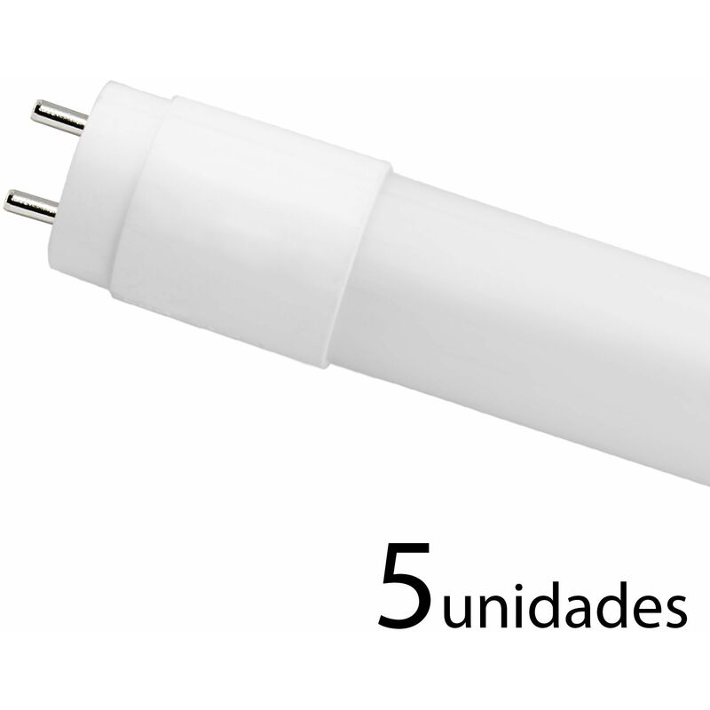 

5 unidades tubo LED T8 330 CRISTAL 60cm 9w neutro