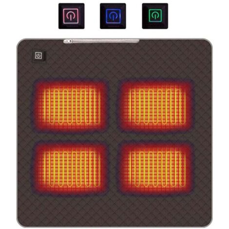 5-V-Heizkissen für Bürostühle, USB-Heizkissen, schnelle Erwärmung, maschinenwaschbar, 4545 cm
