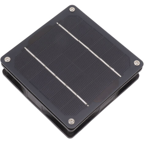 5-W-Monokristallin-Solarventilator für Hühnerställe, Unterstände und Tierhäuser – Energiesparend, 12 V DC