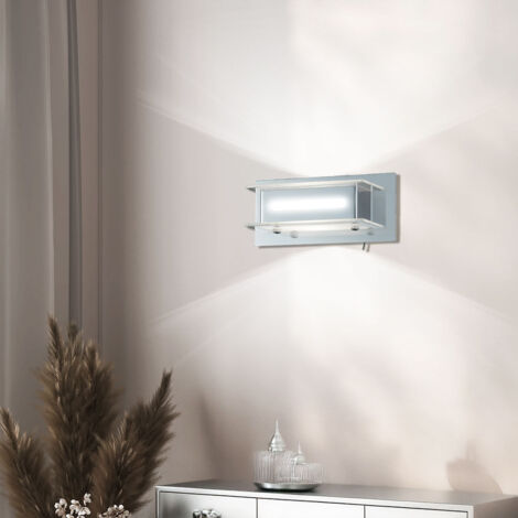 5 watts COB-LED lampe murale design luminaire métal chromé haute qualité 3000K TRIO 222470106