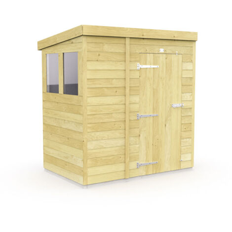5 x 4 Pent Shed