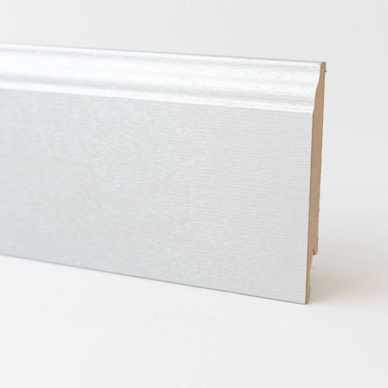 Ferramenta1.com - 5 x plinthe baroque en aluminium mdf mm.14x120x2400