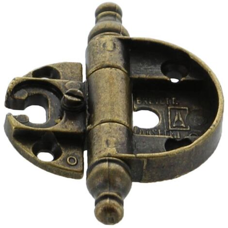 5 x BL CERNIERA P/MOBILI A0056 BRONZO ANTIC DA 2 PZ