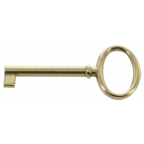 5 x BL CHIAVE P/MOBILI 33706 OTTONE LUCIDO 2 PZ