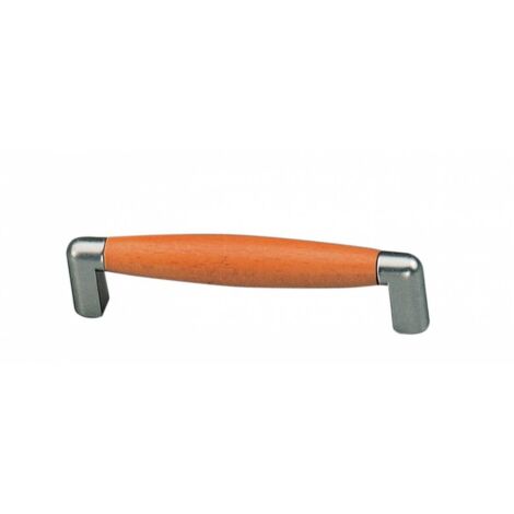 5 x BL MANIGLIA FAGGIO 4090 CILIEGIO NICHEL SAT 128 MM