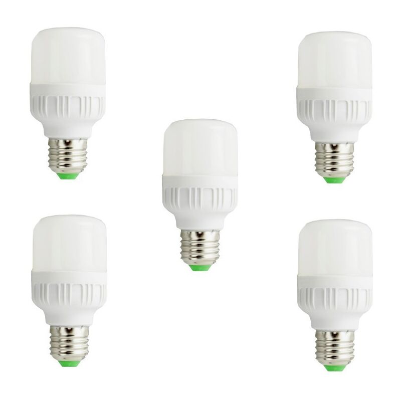 

5x Bombilla LED 5W rosca E27 luz 6000K blanca fría - Jandei