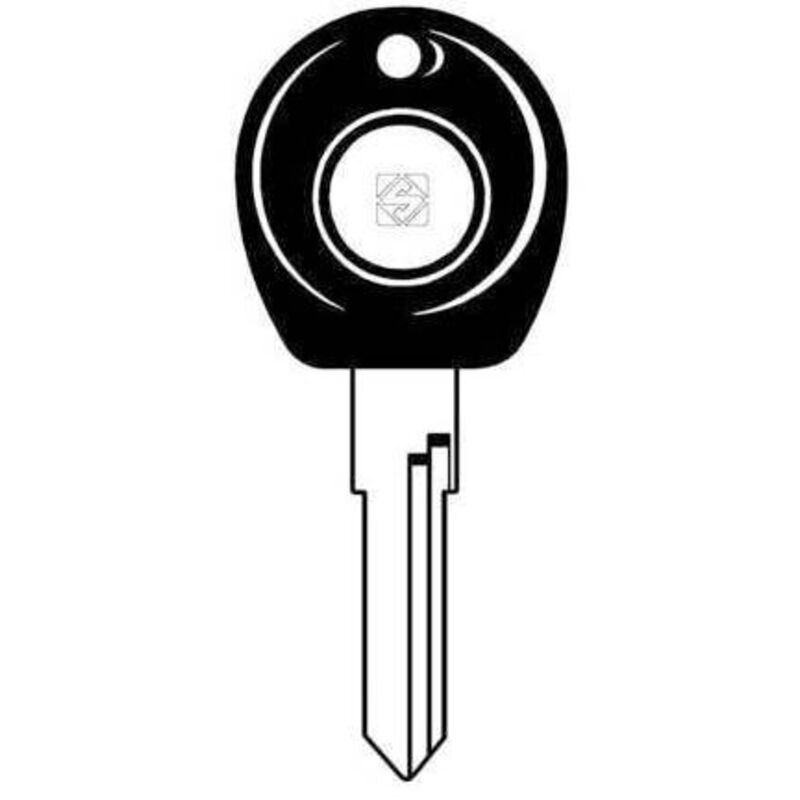 5 clés de silca de voiture t.p. hu49cp asc gr.10