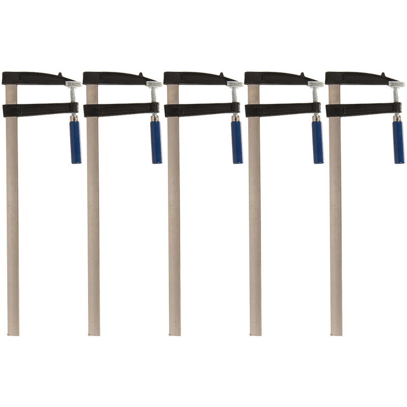 Image of 5 x Euro-Schraubzwinge 500 x 120 mm