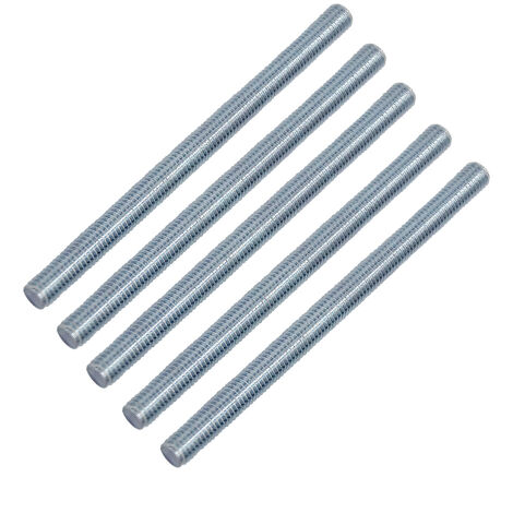 5 x Gewindestift M8 x 120 mm verzinkt