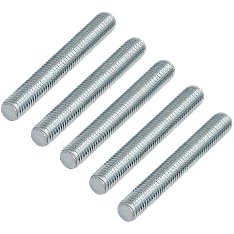 5 x Gewindestift M8 x 80 mm verzinkt