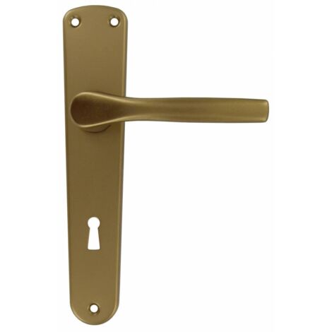 5 x MANIGLIA ALLUMINIO ANODIZZ BRONZO Q.8/70