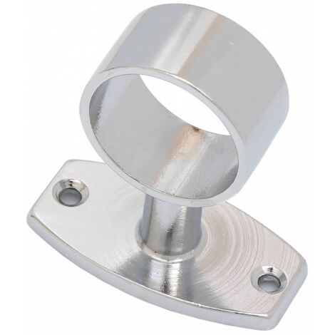 5 x PASSANTE TUBO CORRIMANO OTTONE CROM D 18 MM