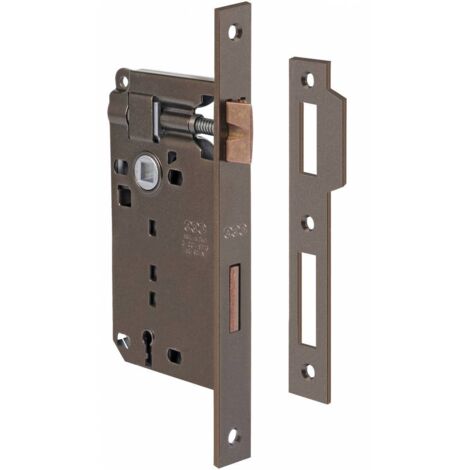 5 x PATENT SERRATURA BRONZATA AGB Q.8/70 50 MM