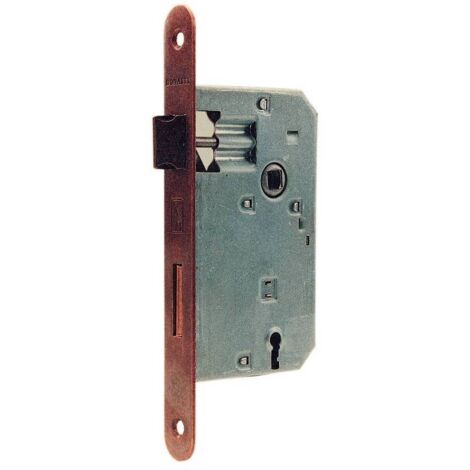 5 x PATENT SERRATURA Q.8/70 BRONZATA 45 B. TONDO S/GACCIA