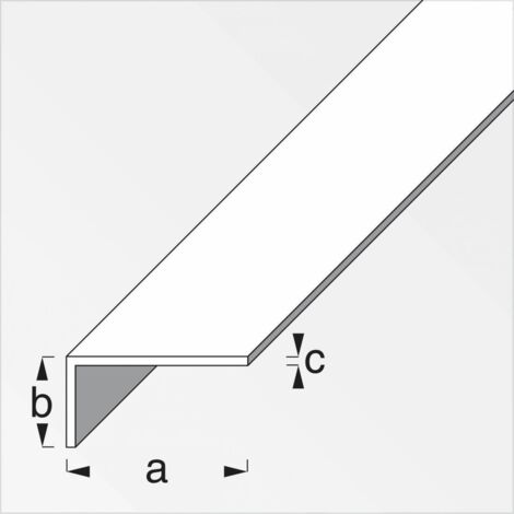 5 x PROFILO BIANCO H.200 CM ELLE 30X15X1 MM