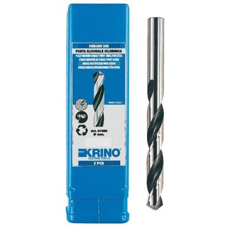 5 x PUNTA HSS RETTIFICATA STANDARD QUALITY 10 MM