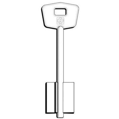 5 x SILCA 5MT5 CHIAVE DOPPIA MAPPA OTTONE