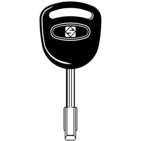 5 x SILCA FO21P CHIAVE AUTO TESTA PLASTICA ACCIAIO
