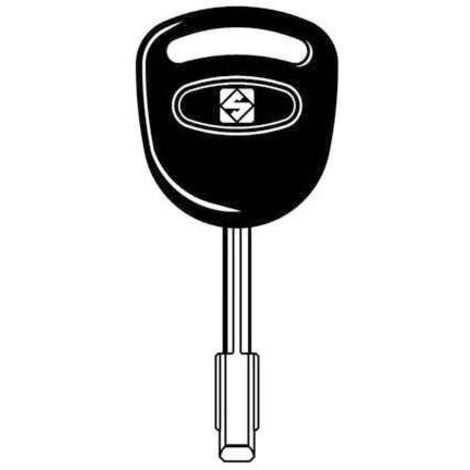5 x SILCA FO21P CHIAVE AUTO TESTA PLASTICA ACCIAIO