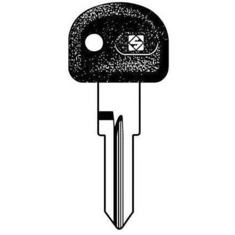 5 x SILCA GT5BP CHIAVE AUTO TESTA PLASTICA ACCIAIO