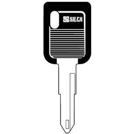 5 x SILCA NE73DP CHIAVE AUTO TESTA PLASTICA ACCIAIO