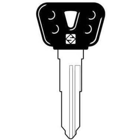 5 x SILCA YH29P CHIAVE AUTO TESTA PLASTICA ACCIAIO