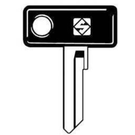 5 x SILCA ZD9P CHIAVE AUTO TESTA PLASTICA ACCIAIO