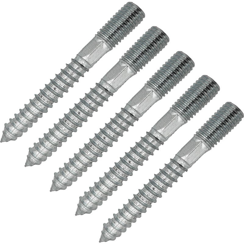 5 x Stockschraube M10 x 80 mm verzinkt