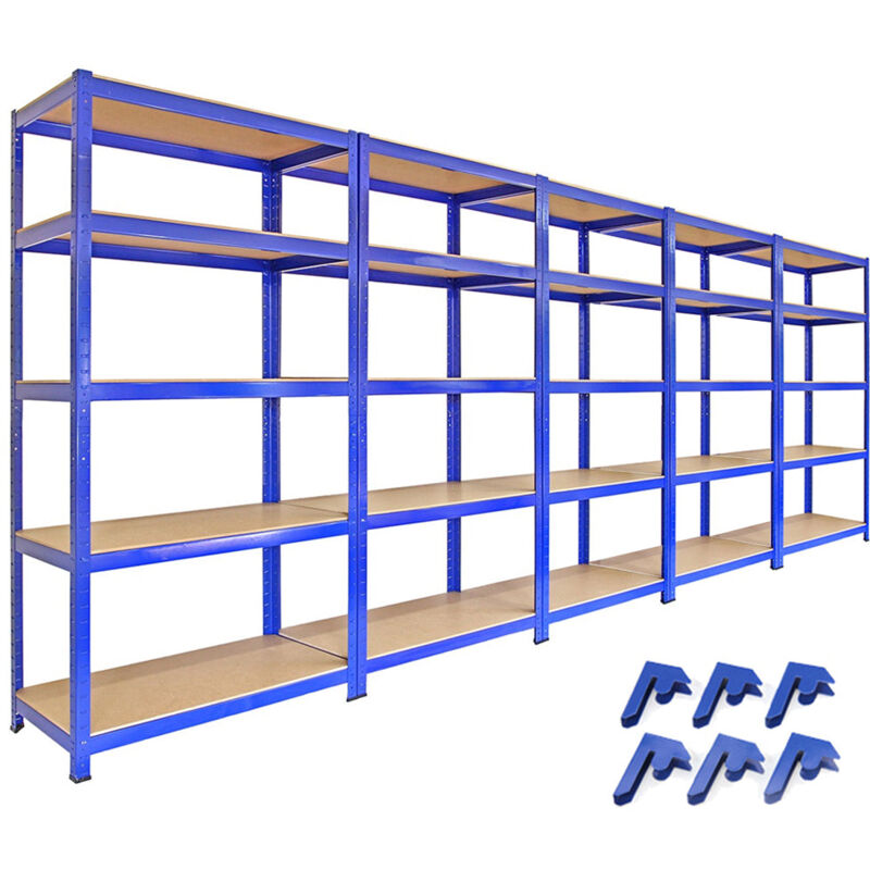 5 x T-Rax Heavy Duty Racking Units 90cm Greenhouse Shed Warehouse