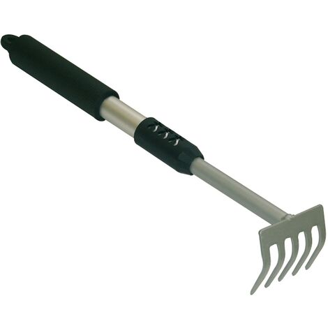 5 Zähne Rake mit Aluminiumgriff 36 cm Brixo Platinum