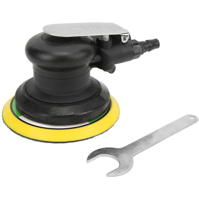 Image of 5-Zoll-Druckluftschleifer, Schleifpapiermaschine, Schleifmaschine, Detailschleifer