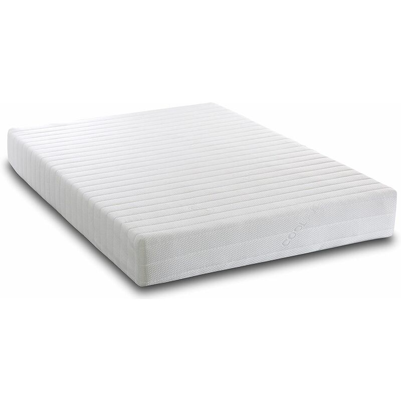 Visco Therapy - 5 Zone Memory Foam Mattress with Free Fibre Pillow - 4FT Small Double