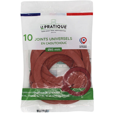 50 10 Joints Universels Pour Bocaux ø85 Mm - Le Pratique