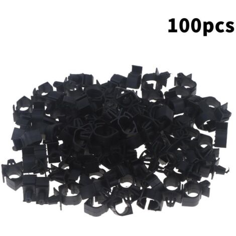 50/100 attaches pour faisceau de câbles automobiles - clips de câble universels-AquaForge