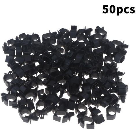 50/100 attaches pour faisceau de câbles automobiles - clips de câble universels-AquaForge